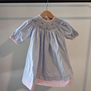 Royal Child Smocked Dress